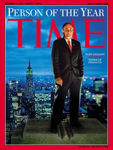 TIME magazine names Rudolph Giuliani its Person of the Year