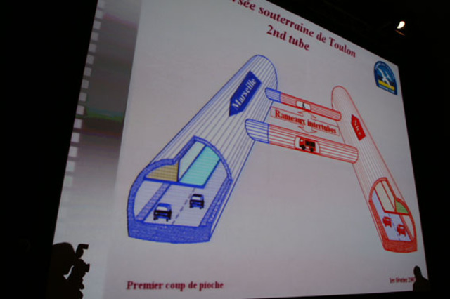 Début travaux second tube