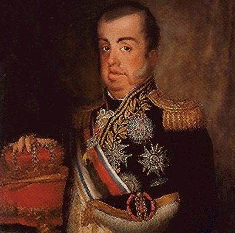 D. João VI jura a Constituição