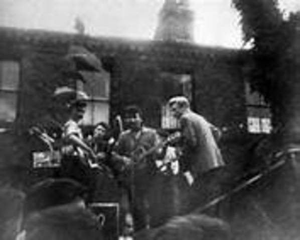 Their first public performance