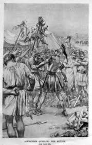 Mutiny of Troops at Opis