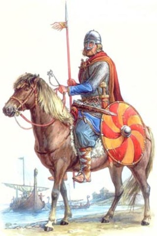 Варяжский конный воин