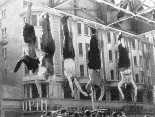 Mussolini captured