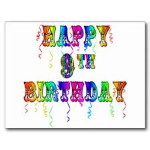 My 9th birthday