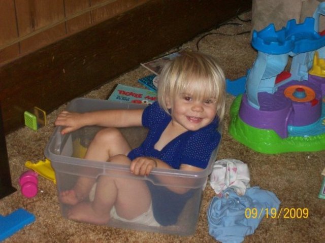 Mi hermana Karyssa nació.