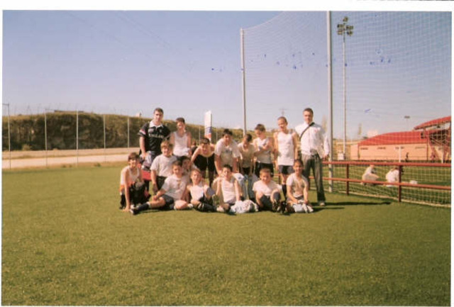 Participé en mi primer equipo de fútbol.