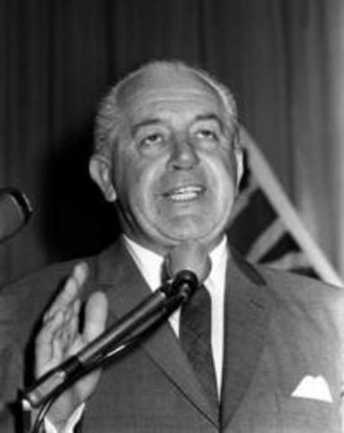 Harold Holt becomes Prime Minister