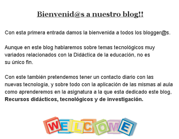 Primera entrada del blog