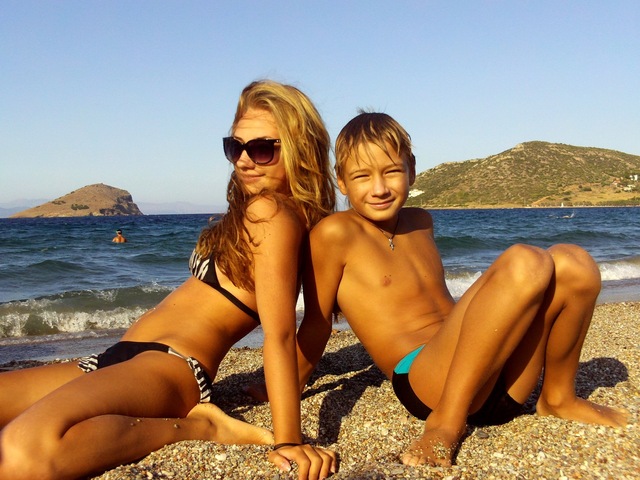 Familienurlaub in Griechenland.