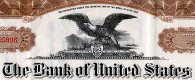 Bank of the United States Collapses