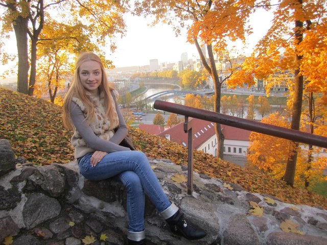 Jetzt lebe ich in Vilnius.