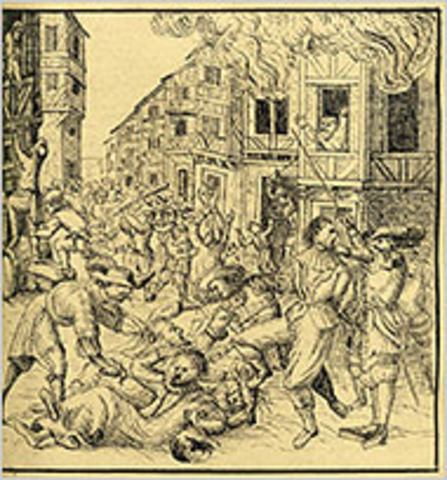 3,000 Jews killed in Black Death riots