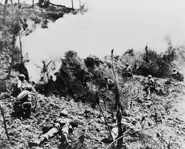 Beginning of Battle of Okinawa.