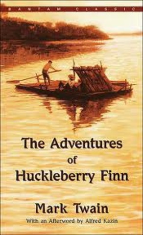 "The Adventures of Huckleberry Finn" by Mark Twain