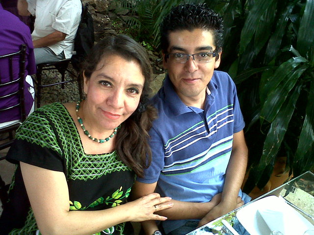 Mi hijo y yo en la actualidad.