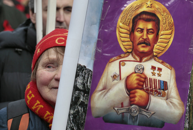 Massive collectivization push in Russia under Stalin