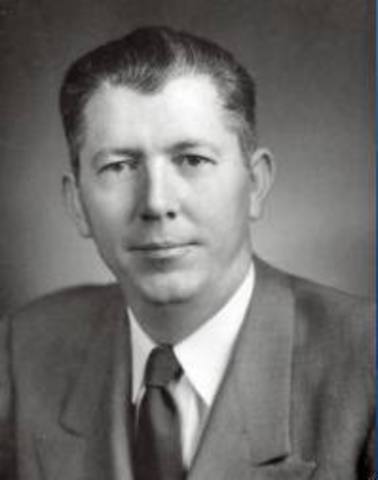 at noon sharp on a bright, 43-degree day january 1956