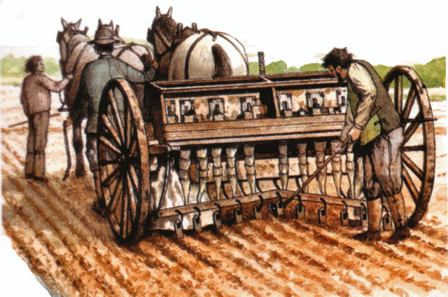 Invention of the seed drill