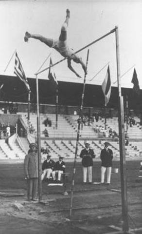 First ever Pole Vault competition was held