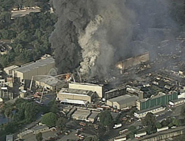 fire destroys some of Unicersal studios