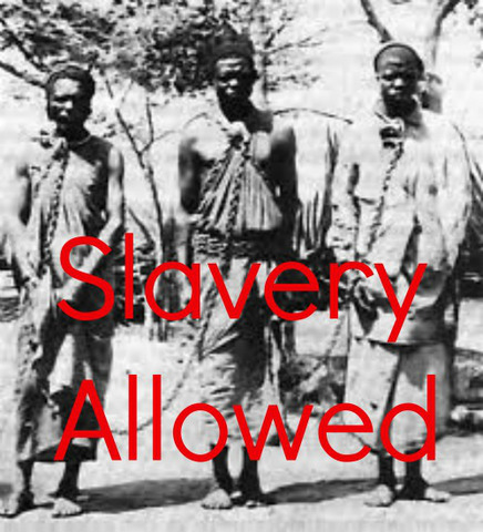 Massachussets legalizes slavery