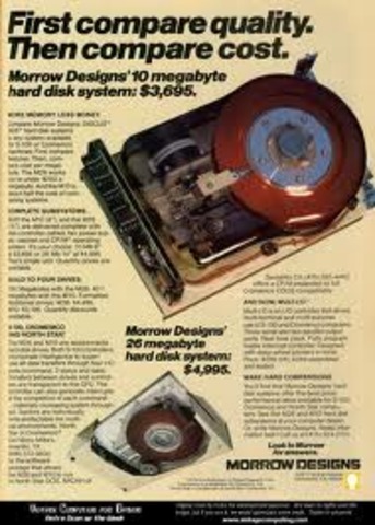 First Computer Hard Disk