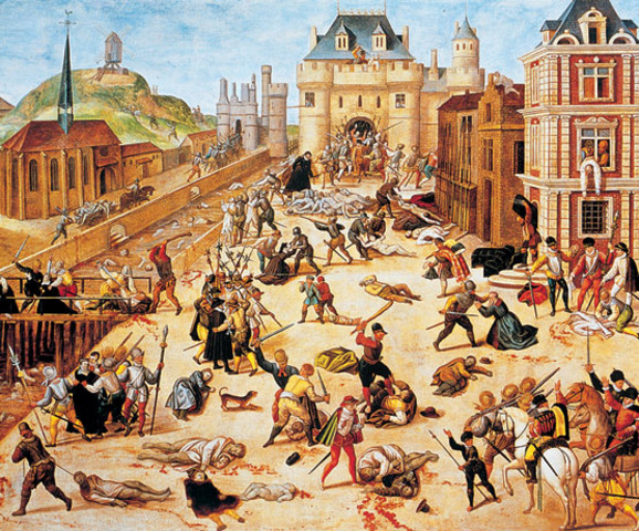 Estallan las "Guerras de religión" en Francia