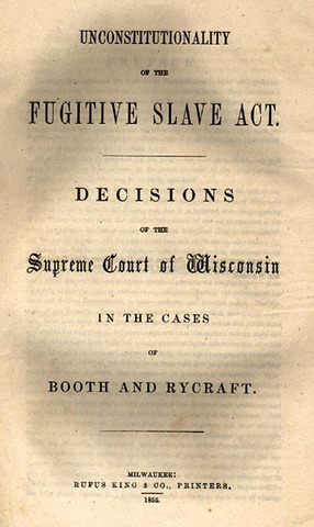 The fugitive slave law was passed