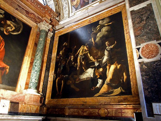 Caravaggio decora la capilla Contarelli