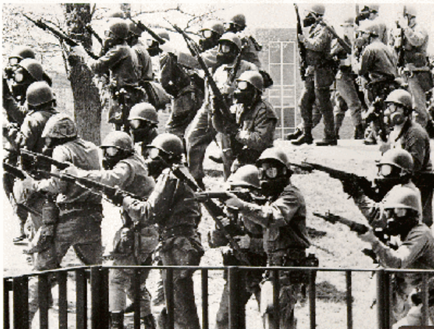 The US invades Cambodia