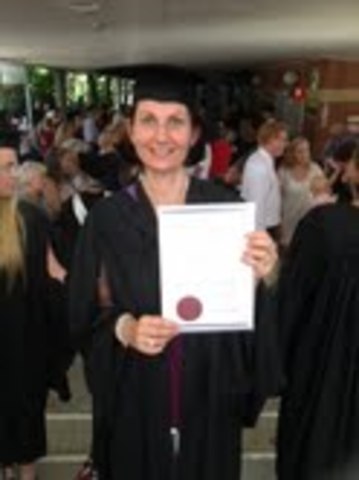 My mum graduates from University