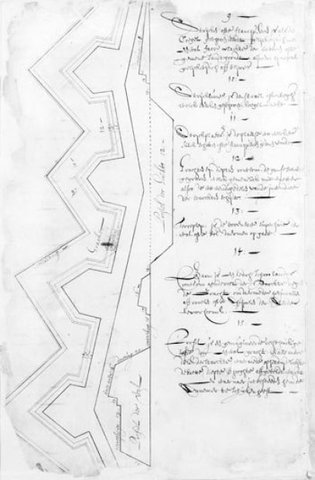 tekening uit geillustreerd handschrift, dat rond 830 in Reims is gemaakt.