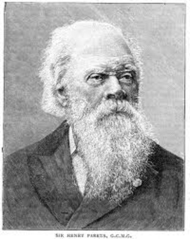 Henry Parkes makes Tenterfield Speech.