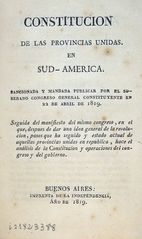 Constitución de 1819