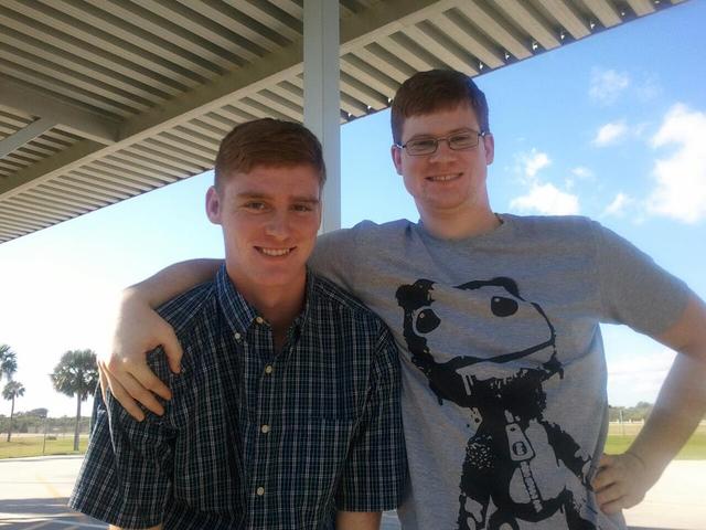 Brothers at Cape Canaveral