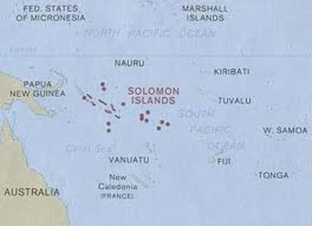 Solomon Islands captured