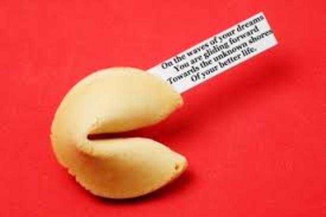 fortune cookies were invented