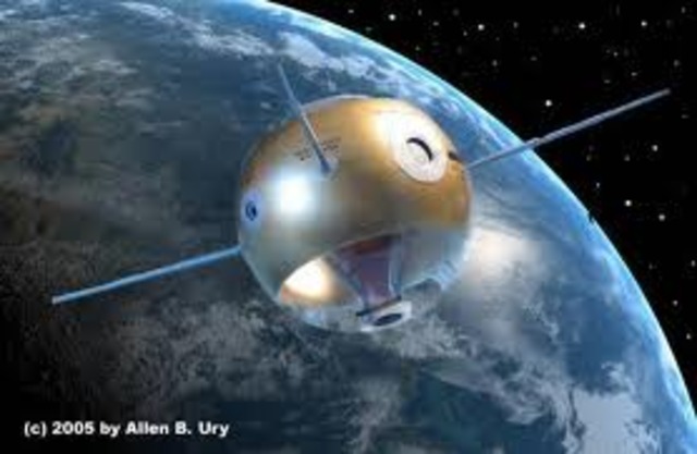 The U.S, launches the Vanguard satalite