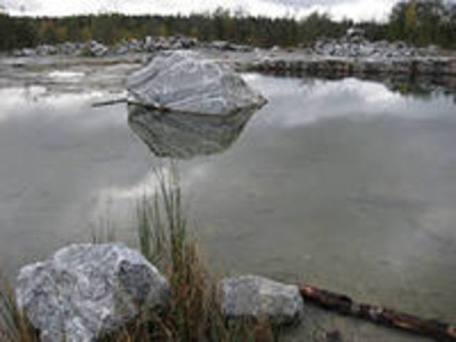 Пробные ломки мрамора