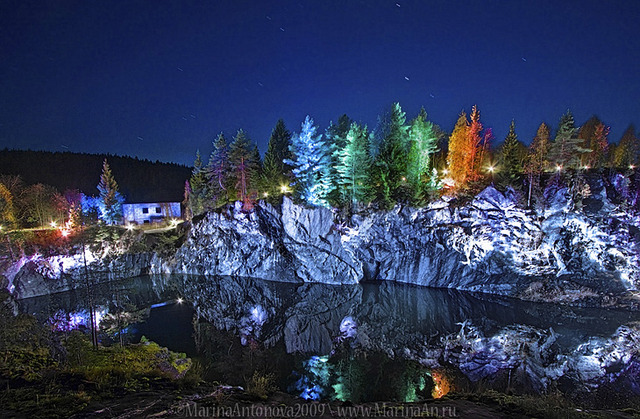 «Главный» рускеальский карьер- памятник истории горного дела