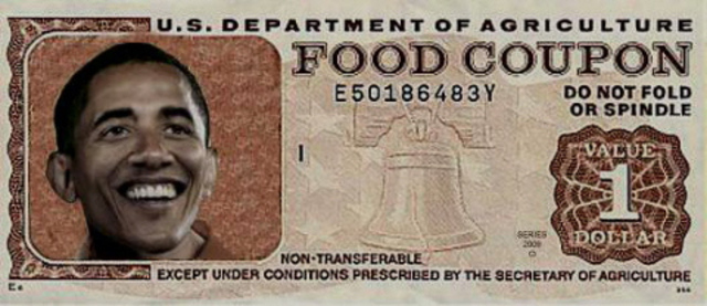 Food stamps are 1st issued
