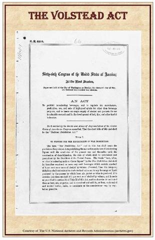 National prohibition act