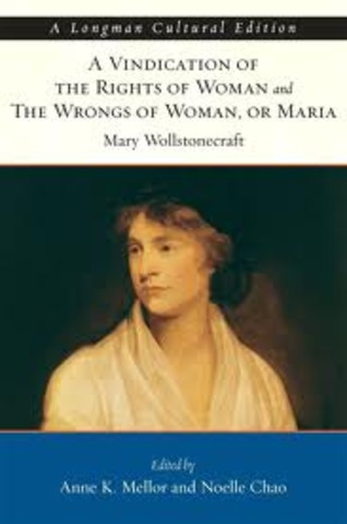 Mary Wollstonecraft critiques female educational restrictions in A Vindication of the Rights of Women