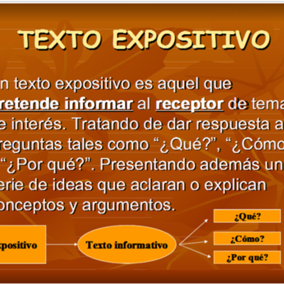 Timeline: TEXTO EXPOSITIVO