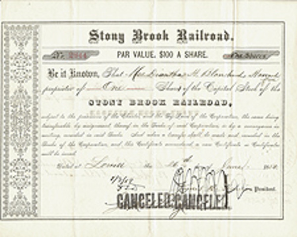 Opening of the Stony Brook RR