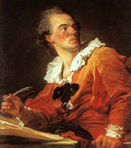 Nace Jean-Honoré Fragonard en Francia.