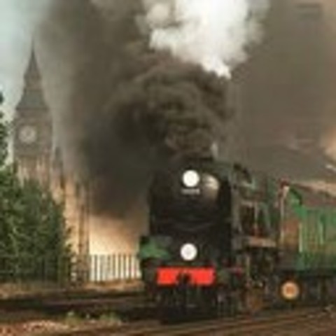 George Stephenson invents the first steam train