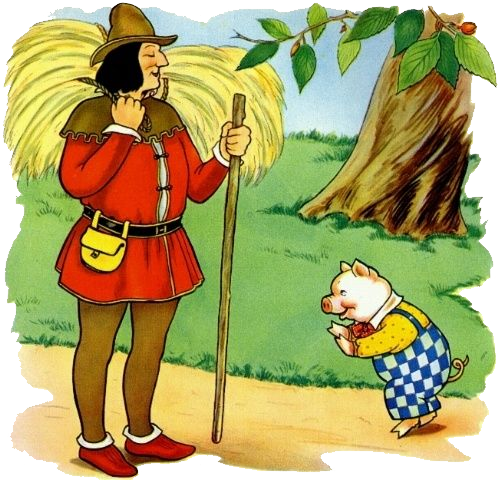 The first that went off met a man with a bundle of straw.