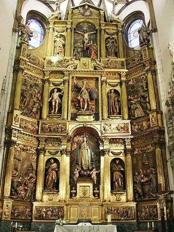 Retablo mayor de la iglesia de San Miguel Arcángel (Gregorio Fernández)