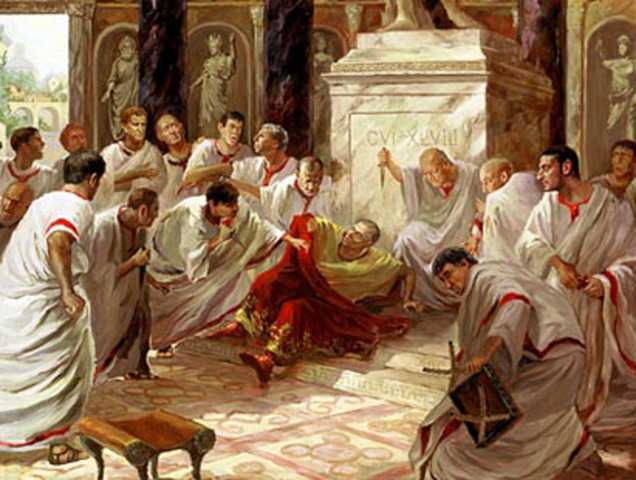 Julius Caesar dies